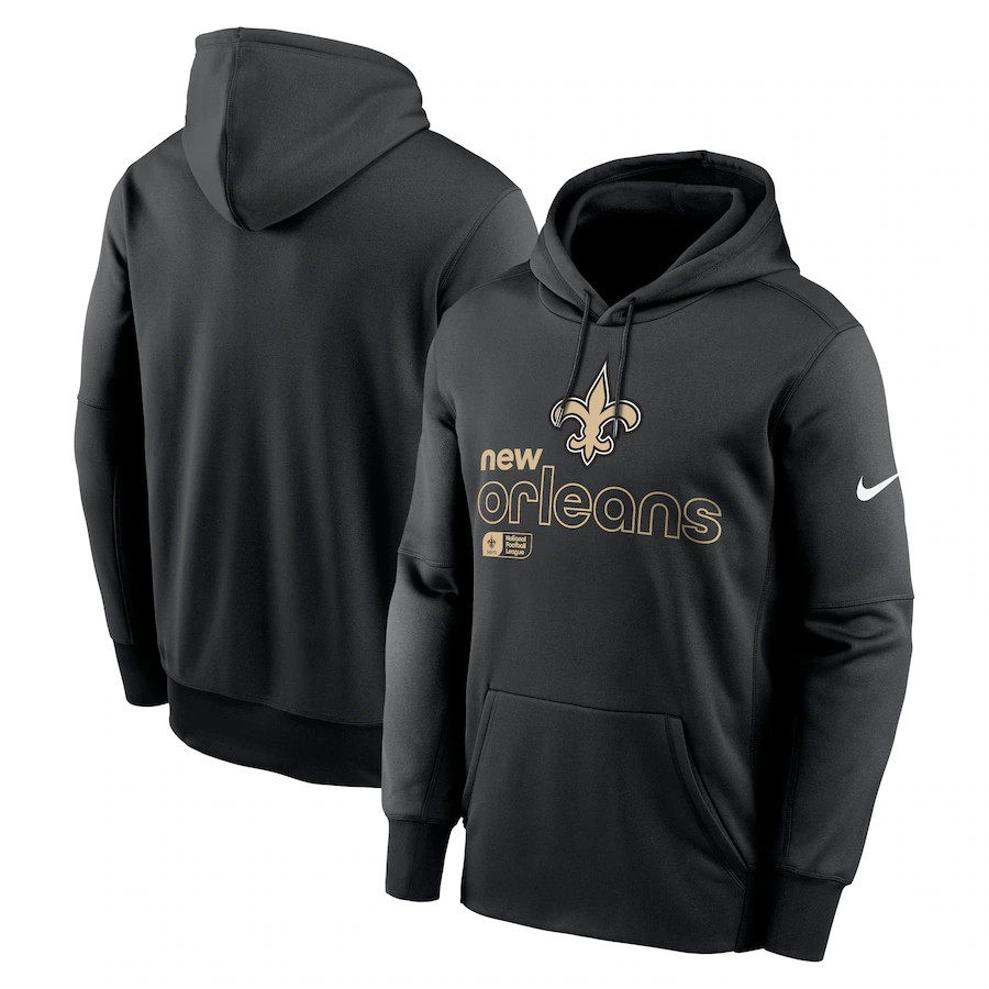 Men New Orleans Saints black style 4 NFL 2024 hoodie
